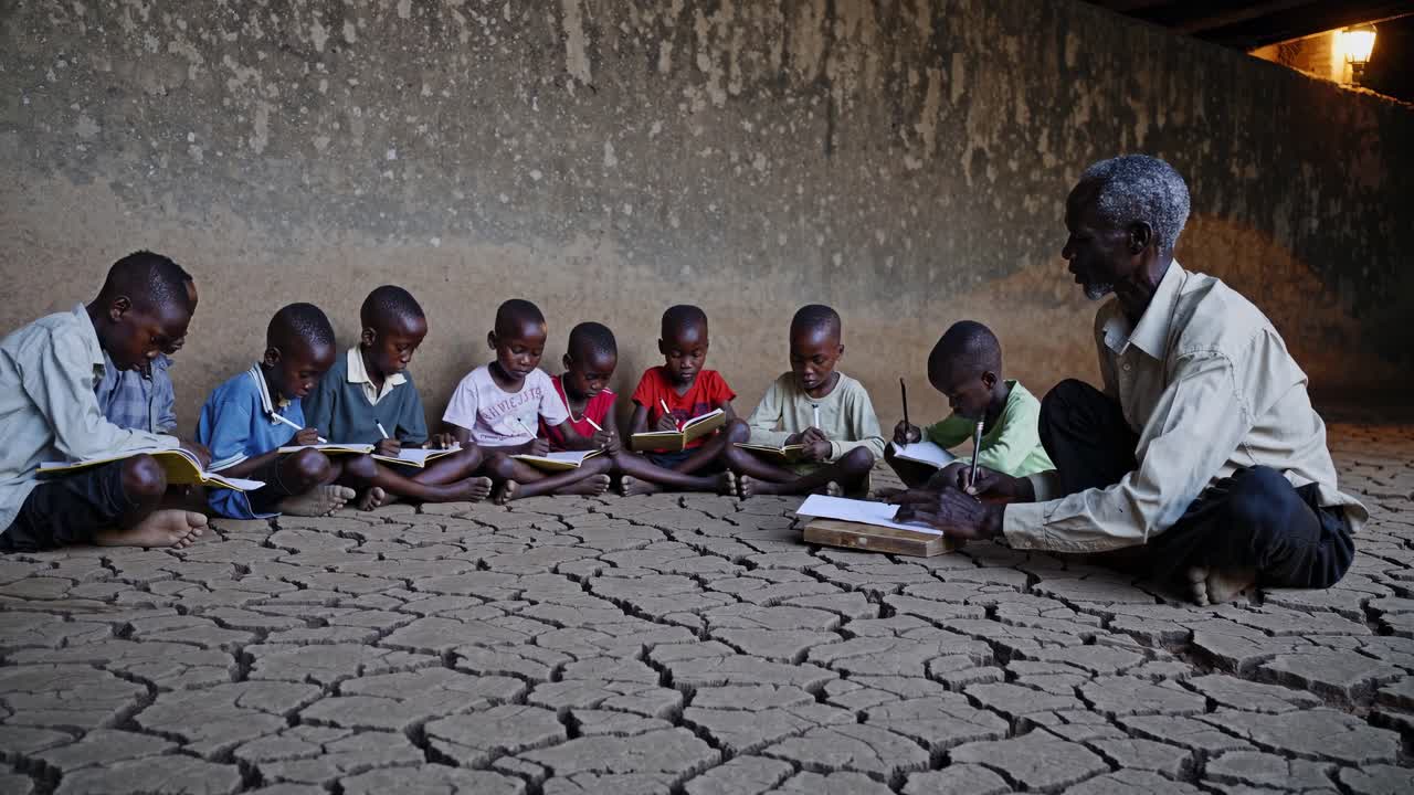Rural African Schoolchildren Learning