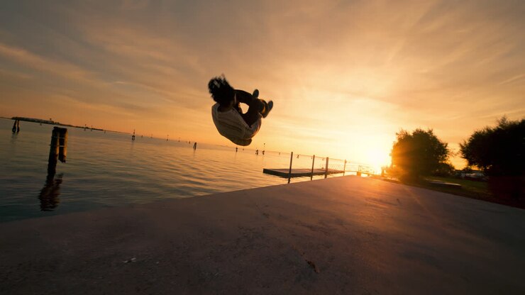 Sunset Jump in Venice