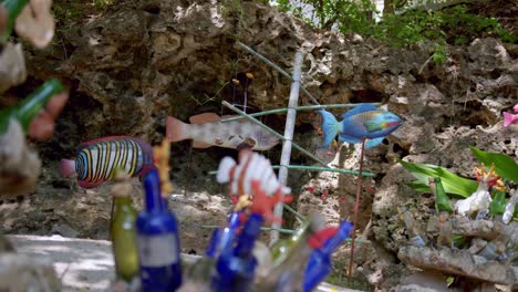 demonstration of an artificial bottle reef