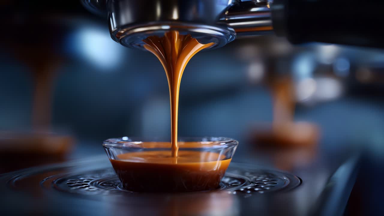 Estrazione perfetta dell'espresso: l'arte di preparare un caffè ricco e vellutato con precisione e cura, catturando l'essenza di sapori aromatici e intensi in ogni goccia.
