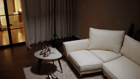 luxury living room with accessories