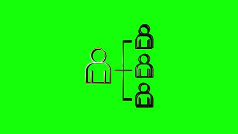 social media icon design. outline web icon. motion graphics.