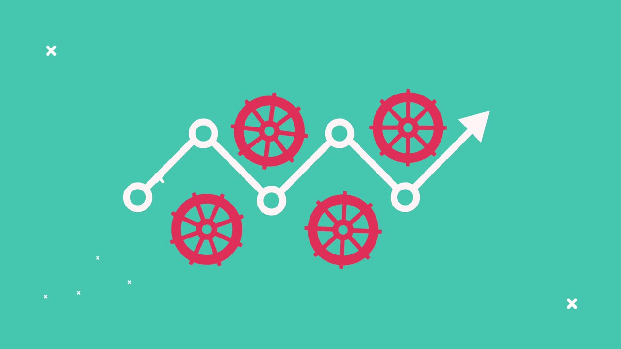 las estadísticas de la flecha con la infografía