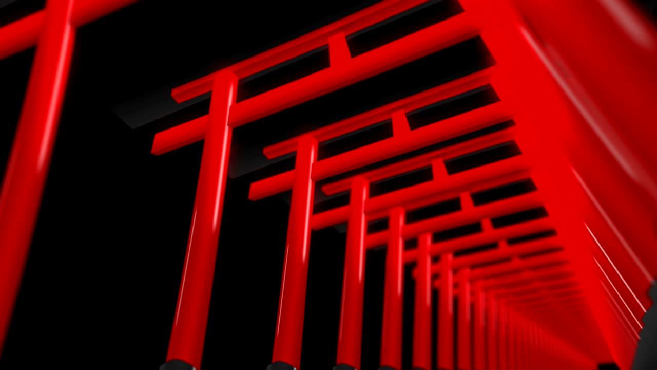 일본의 은 토리 게이트, 전통적인 일본 애니메이션, 루프