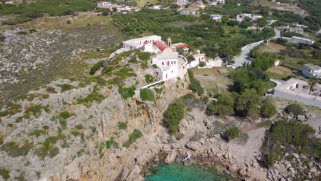 chrisoskalitissa monastery on crete island, greece