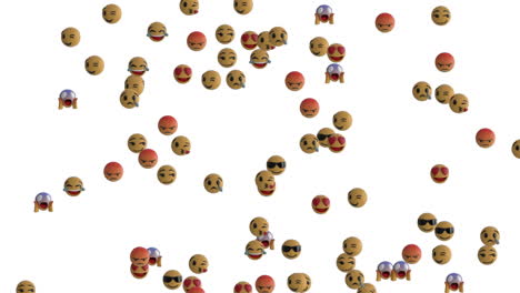 los emoticones volando