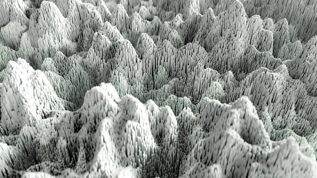 4K Abstract Topographic Animation.