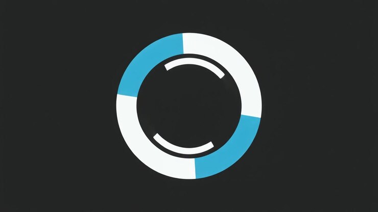 Animated Loading Circle with Rotating Segments
