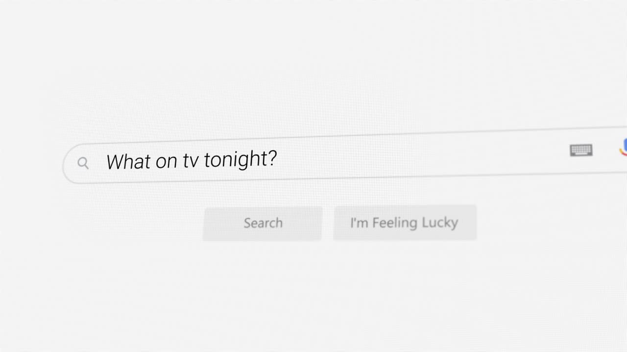 Searching for What on tv tonight? on Internet browser
