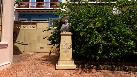 plaza de la barandilla in san juan, puerto rico.