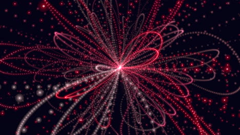 dynamic red spiral 3d rendering of motion and energy