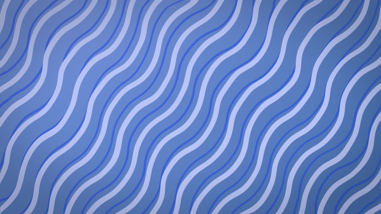 varias filas de ondas coloridas sin costura