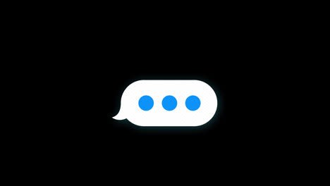 chat-bubble-message-icon-loop-Animation-video-transparent-background-with-alpha-channel