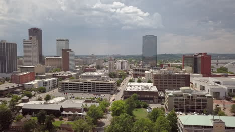 Luftaufnahme-Der-Innenstadt-Von-Little-Rock,-Arkansas