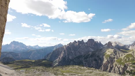 Luftaufnahmen-Der-Tre-Cime-Di-Lavaredo-In-Den-Italienischen-Dolomiten