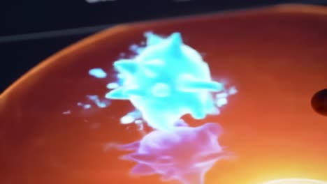 exploring the visual dynamics of interactive fluid simulation: touching translucent effects captured in motion and color transformation
