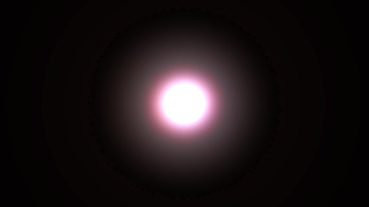 Dynamic Optical Lens Flare Effect with Color Shift