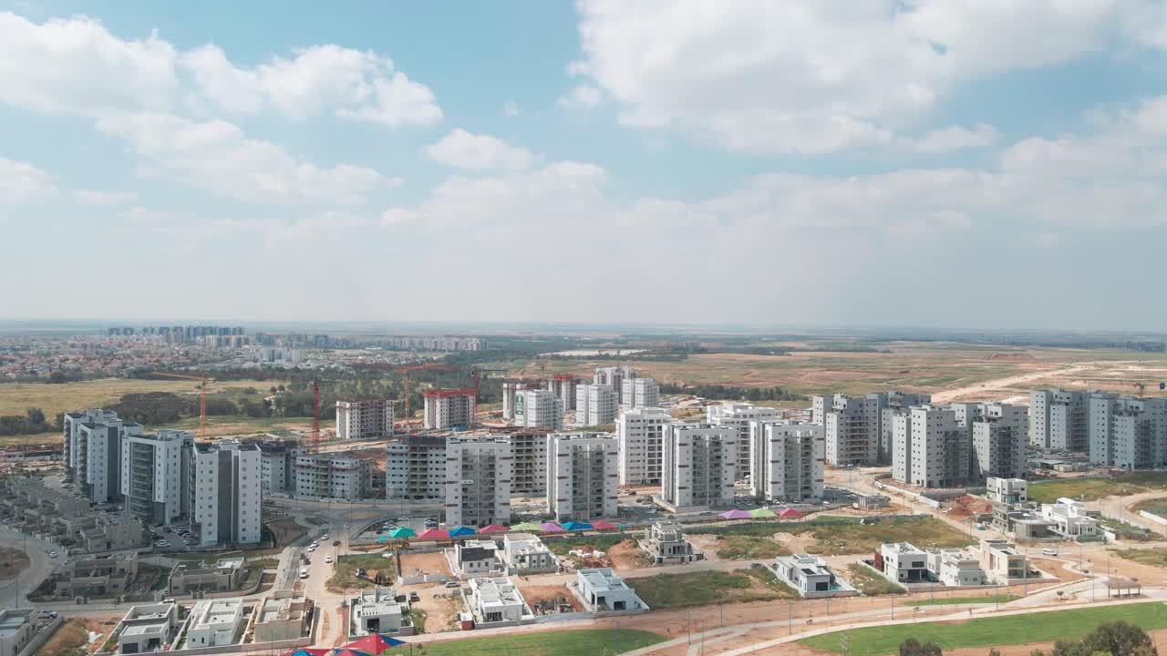 nuevos edificios de barrio en la ciudad del distrito sur en el estado de israel nombrados por netivot