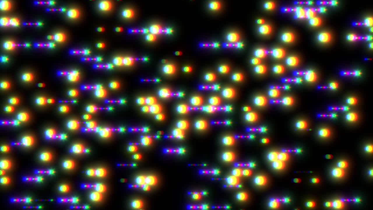 patrón de puntos digitales aleatorios con efecto de falla