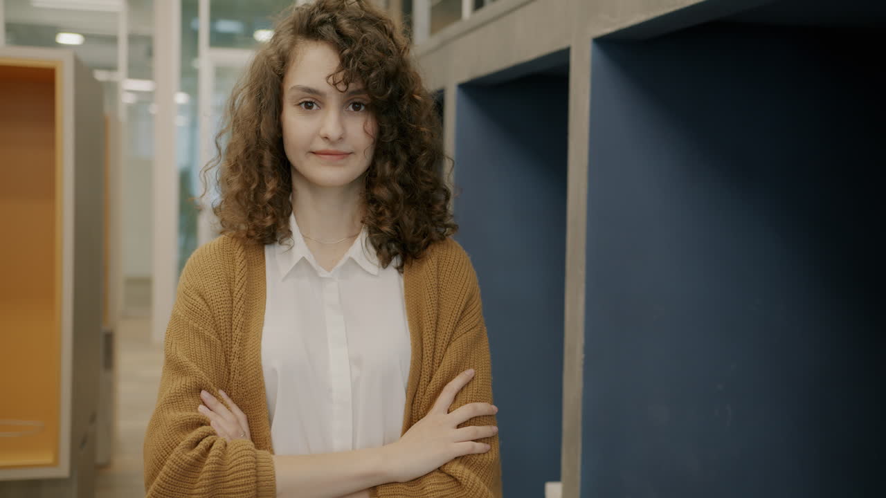 Woman in Office Portrait
