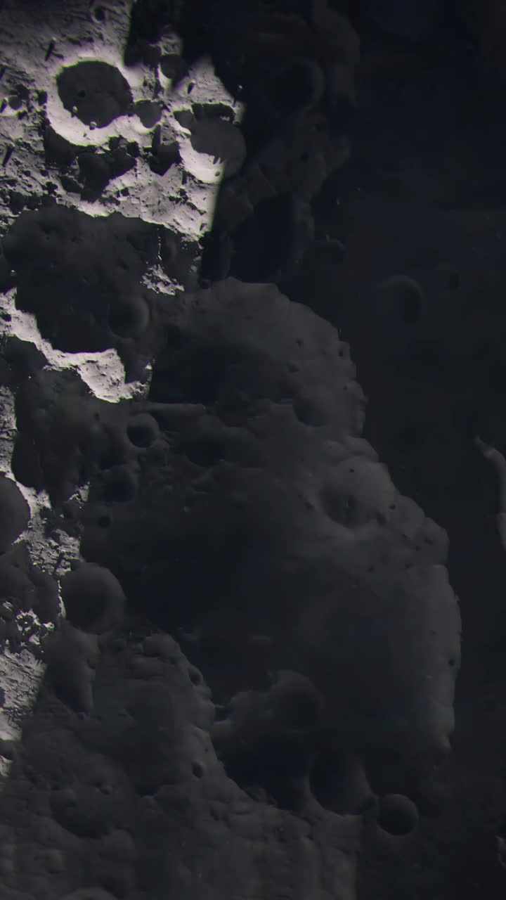 High-Resolution Images of the Moon's Surface Showing Craters and Regolith
