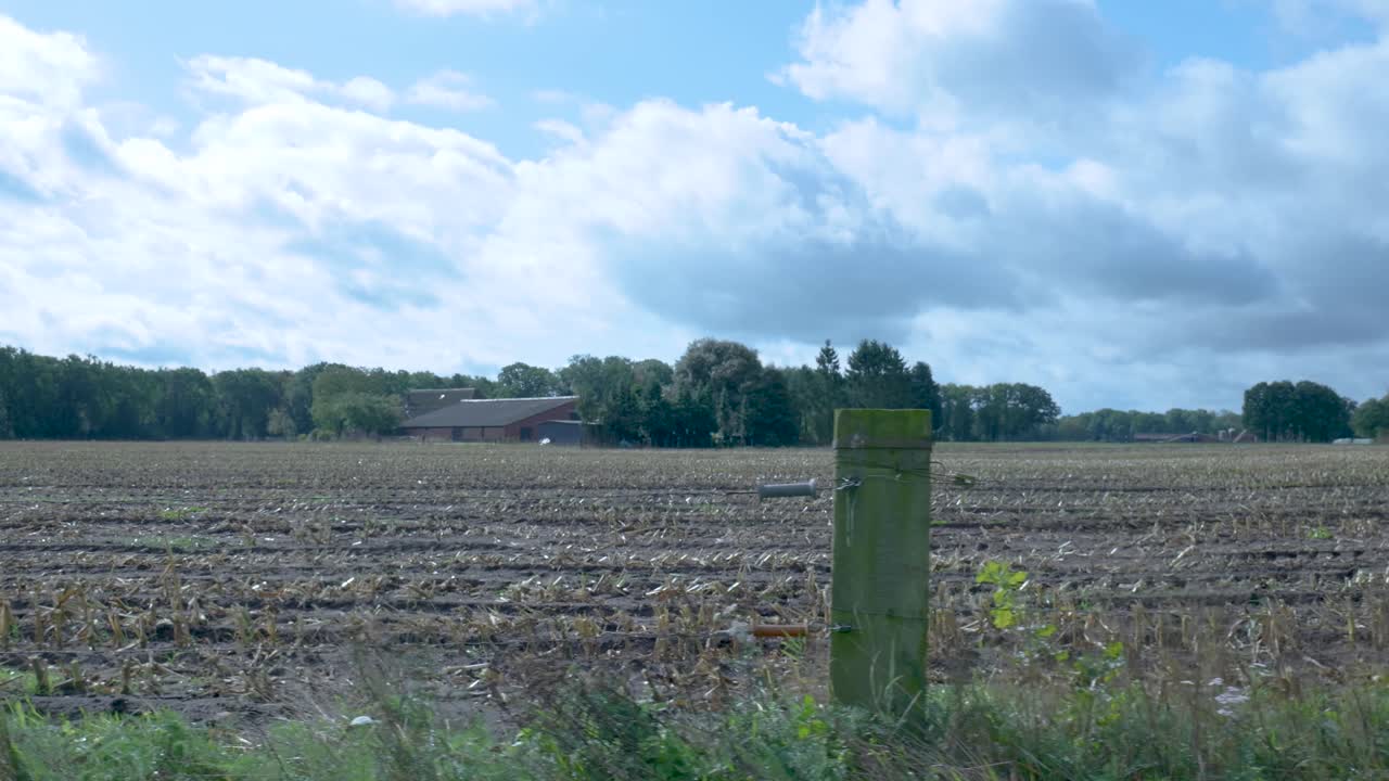 Rural Landscape with Farm and Field