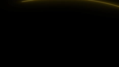 animación de senderos de neón verdes sobre un fondo negro