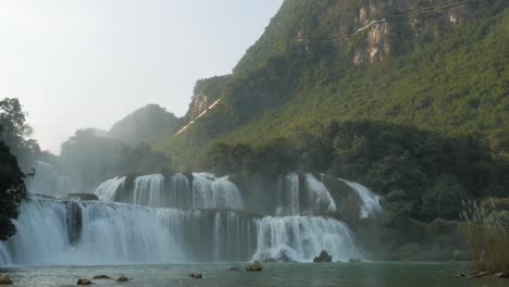 waterfall presenting breathtaking panorama of the grandeur of nature