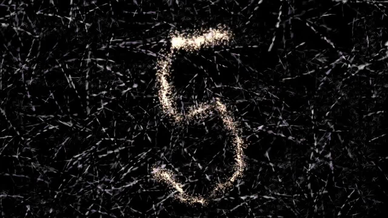 애니메이션 카운트다운 비디오