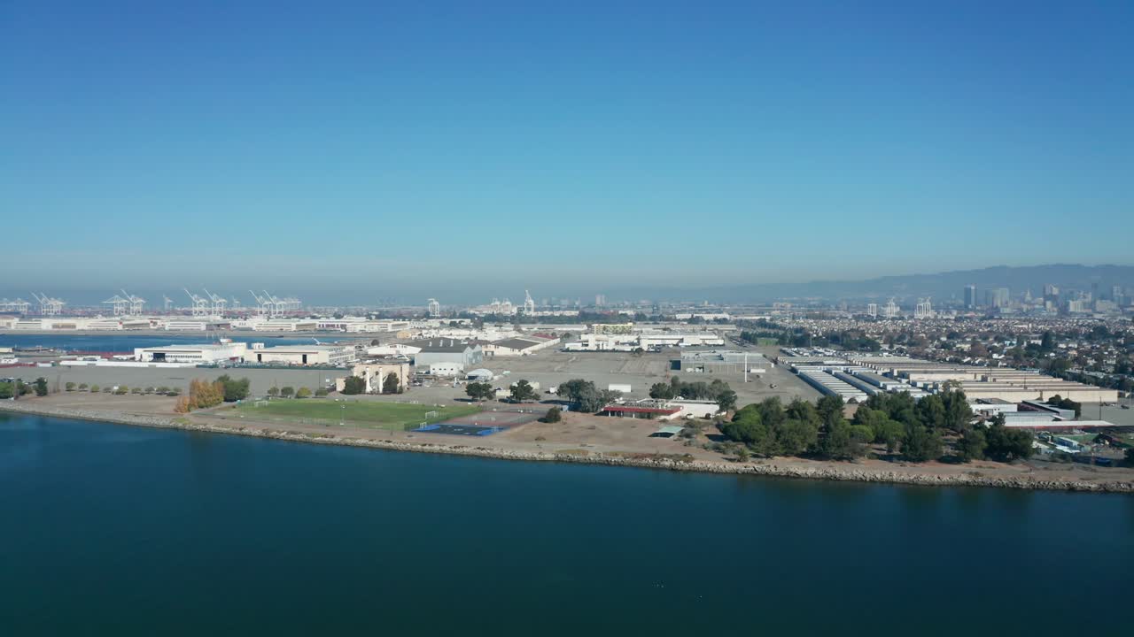 Faster than trucks these large cranes move thousands of shipping containers a day
