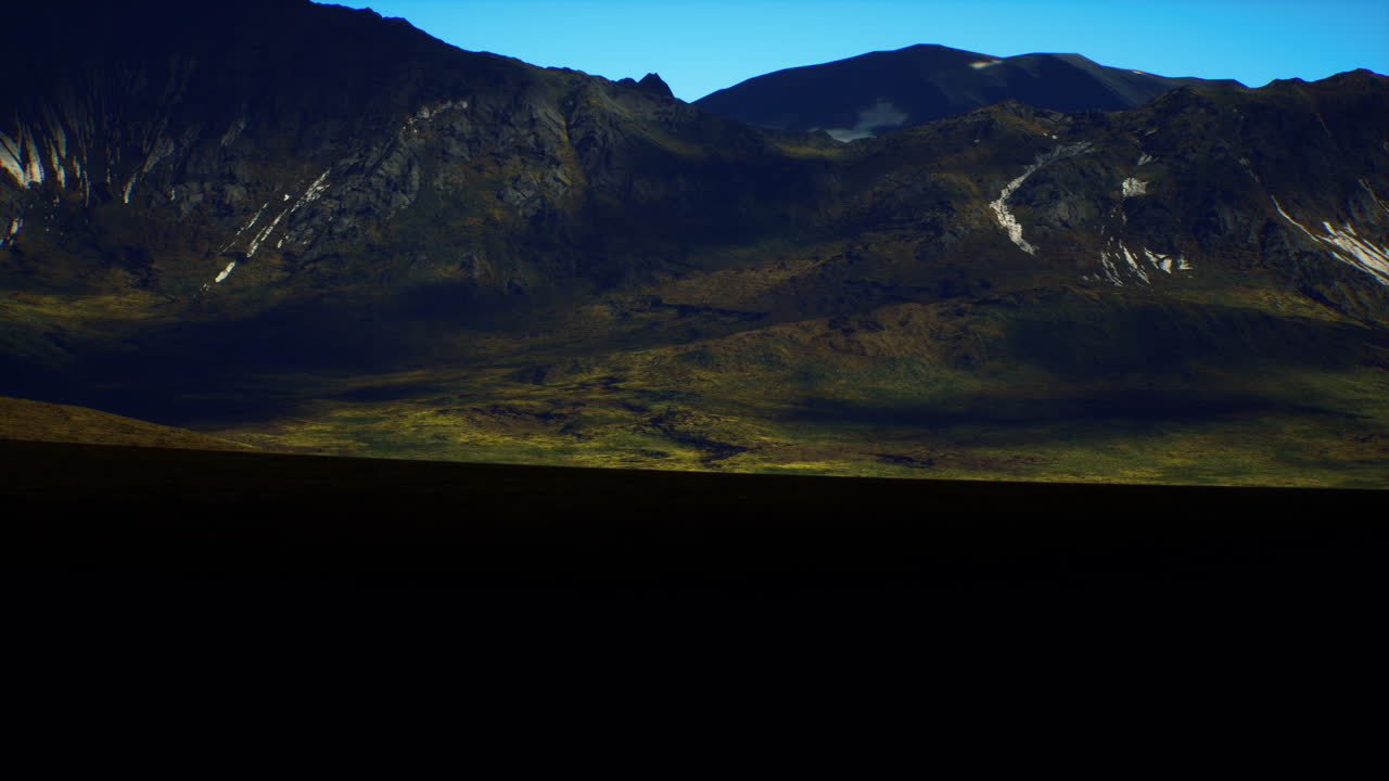 Dawn over serene wilderness with breathtaking mountain views