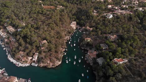 spain mallorca cala figuera view from above with a drone at 4k 24 fps using nd filters and at different times in the day using dji mavic air