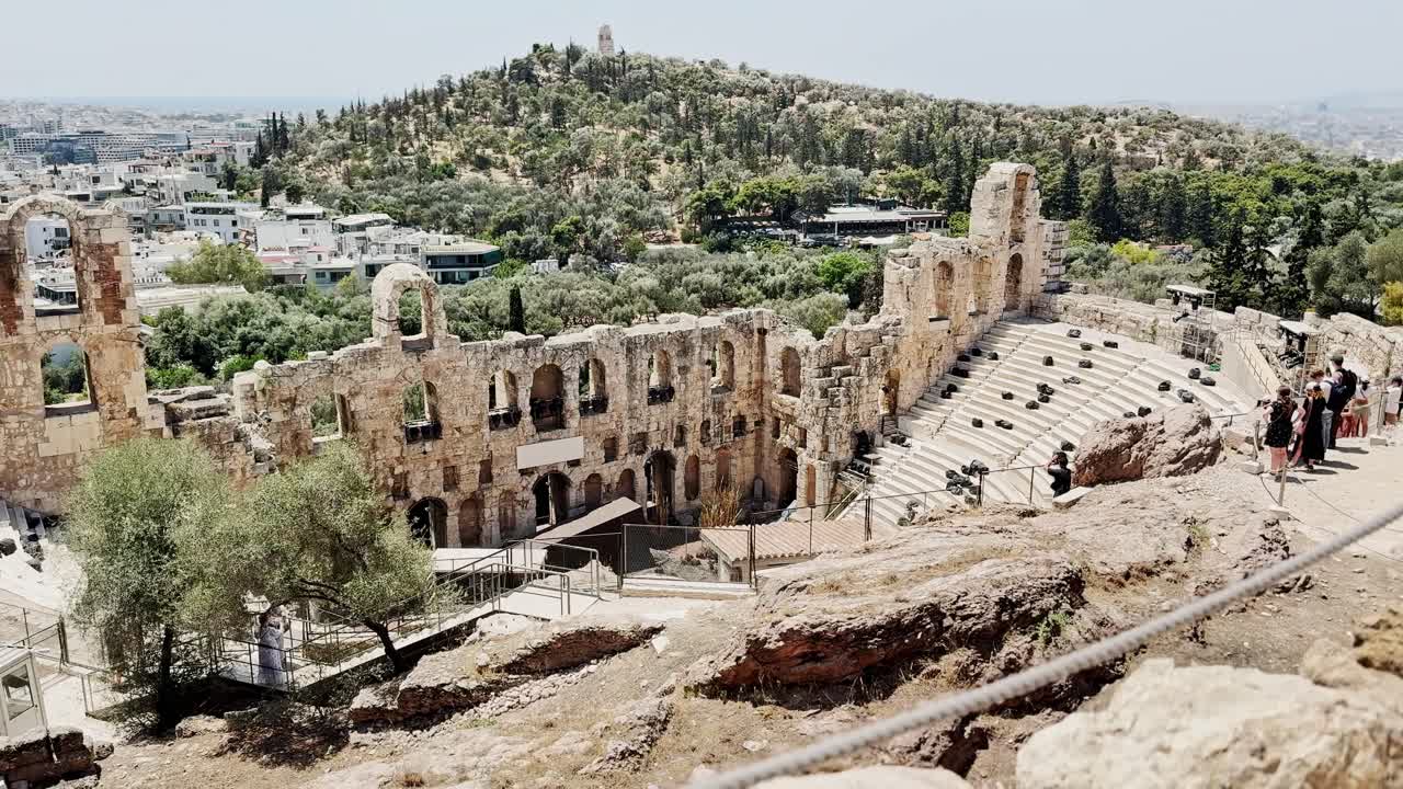 Panoramic View of Athens Cityscape from the Acropolis, Greece