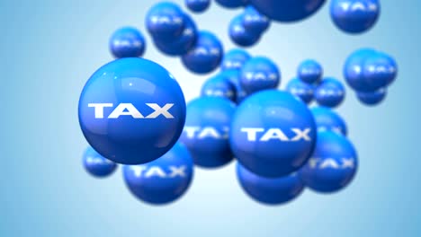 como metáfora financiera de un video de bola azul en movimiento