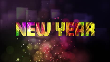 Animation-of-new-year-text-and-fireworks-on-black-background