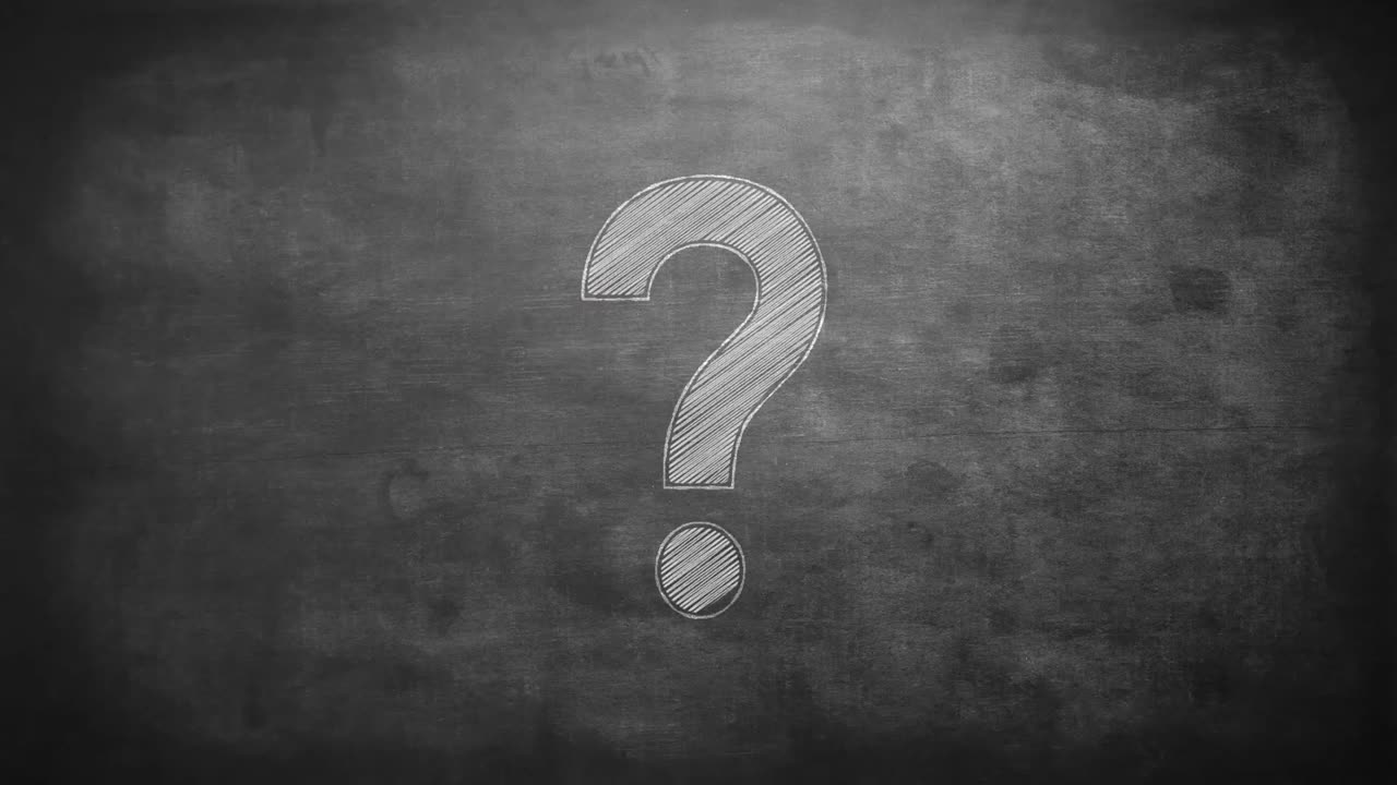 un gran símbolo de signo de interrogación