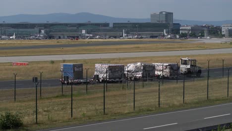 luggage airport loading and unloading luggage for passengers.