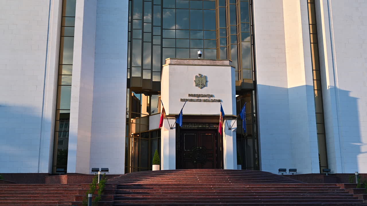 Presidency building in Chisinau, Moldova