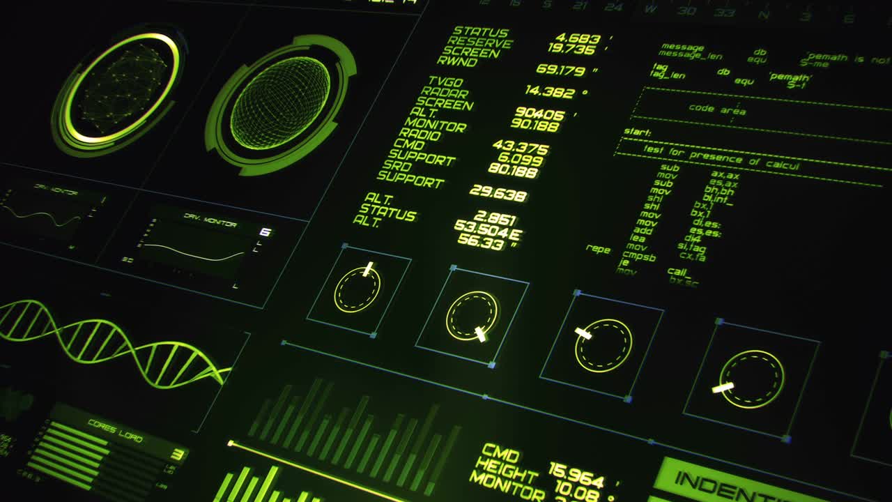 Futuristic interface | HUD | Digital screen