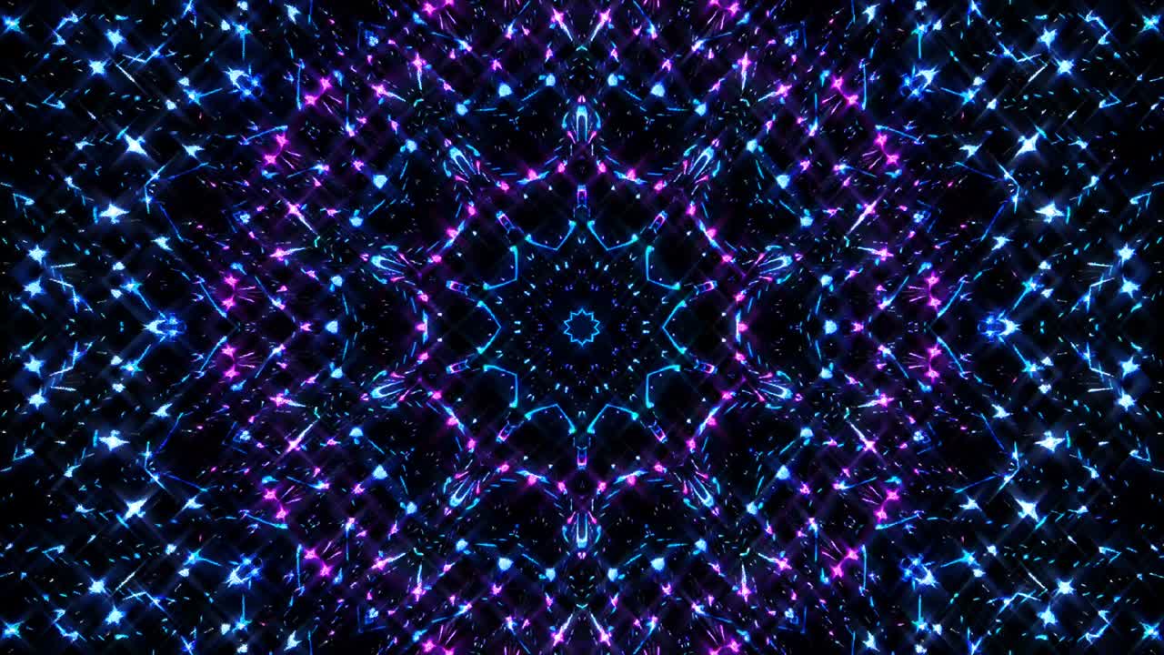 abstract lines colorful light colorfull shining dots round shape black background