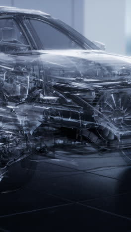 innovative transparent car design showcases advanced engineering and technology