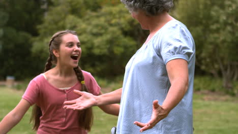 Grandmother-hugging-her-granddaughter