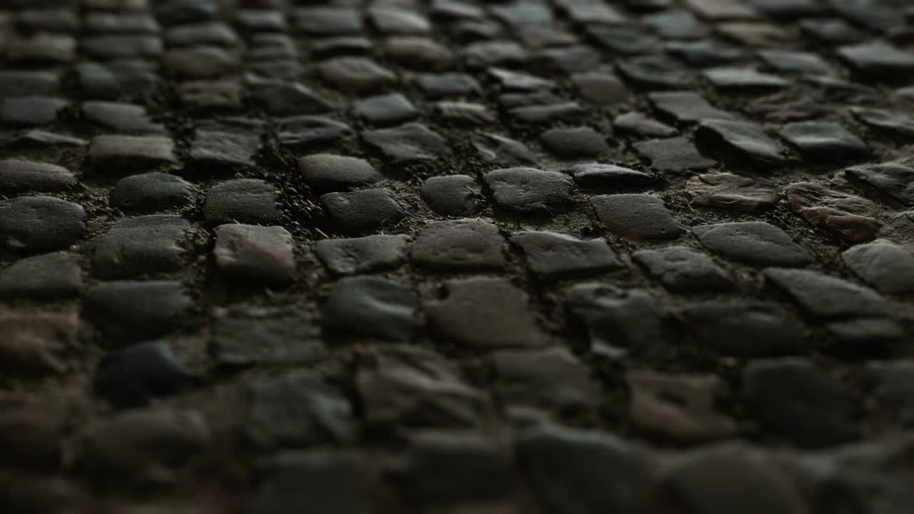 Stone blocks in the walkway