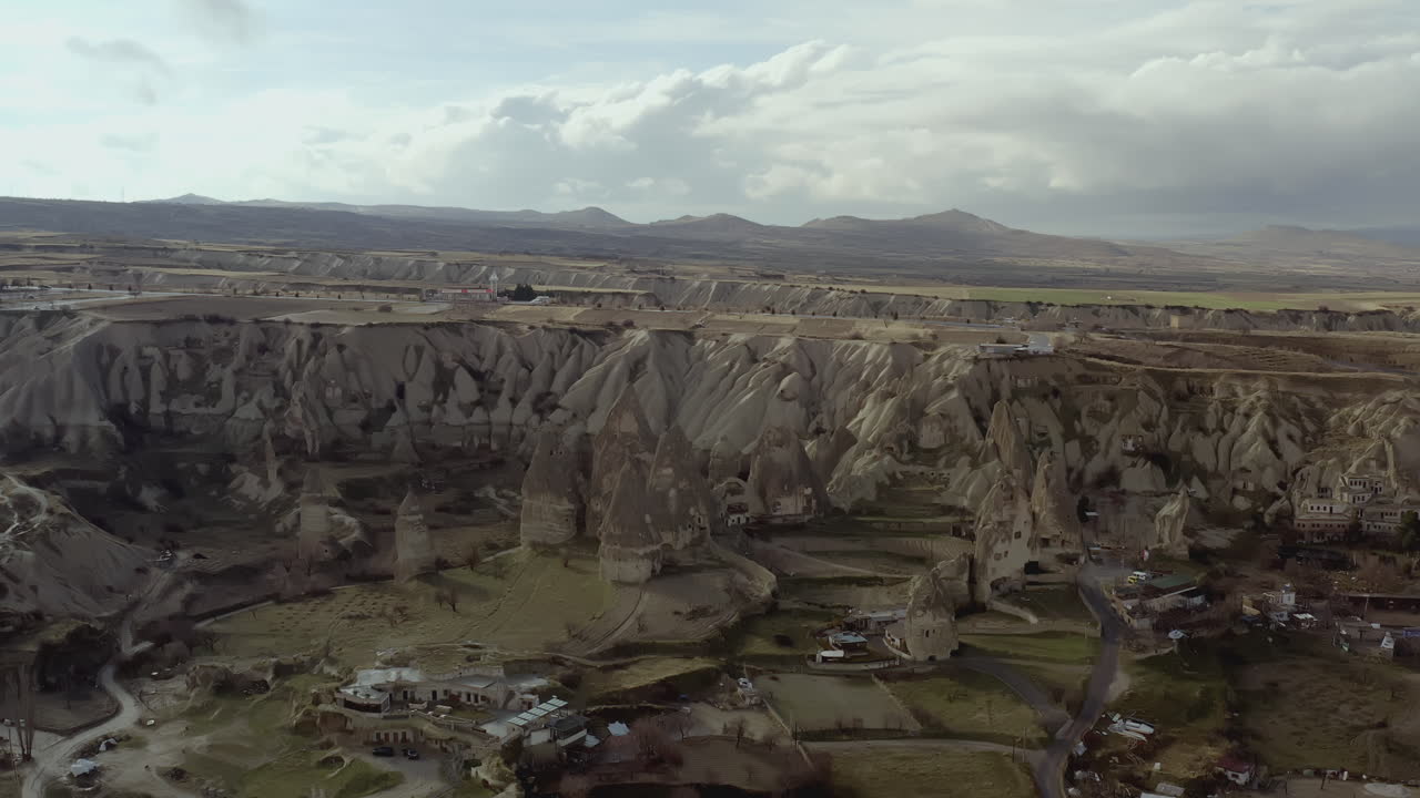 Vista aerea della Cappadocia, Turchia