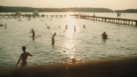 summer lake pier vacations beach