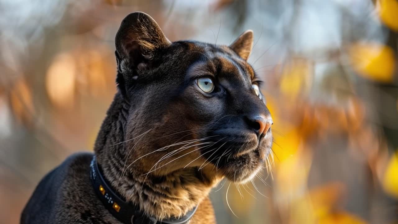 A majestic cougar in the wild