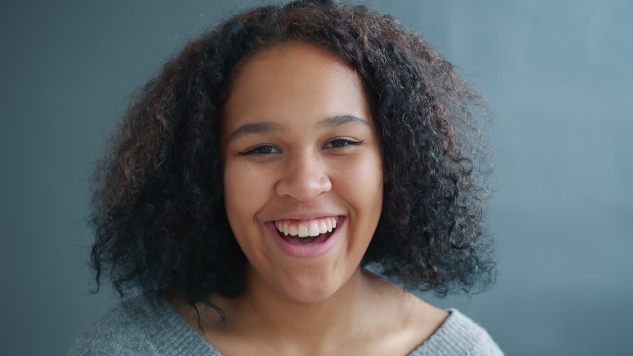 Portrait of a Smiling Teenager