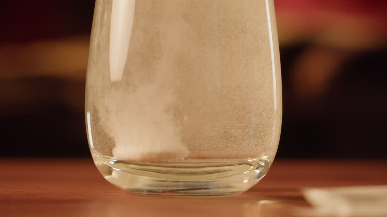 물에 용해되는 에버베센트 태블릿