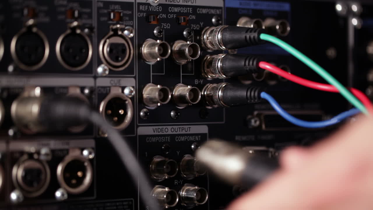 el panel trasero del time lapse de la cámara de vídeo profesional