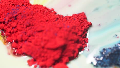 red dye powder mixture